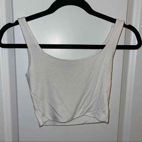 White Kendall & Kylie Crop Top